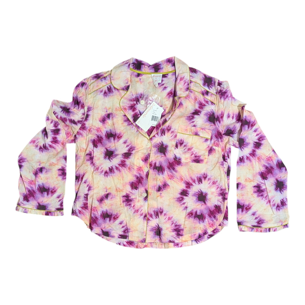 Reverie by NFC- Pink Tye Dye - Pajama TOP ONLY - Size Large